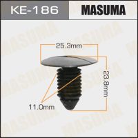 Клипса пластиковая крепежная MASUMA* KE-186